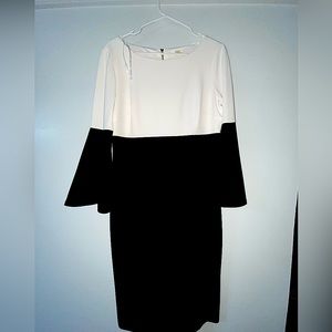 Calvin Klein Dress Black and White